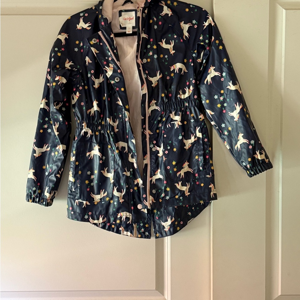Cat & Jack Navy Unicorn Utility Jacket